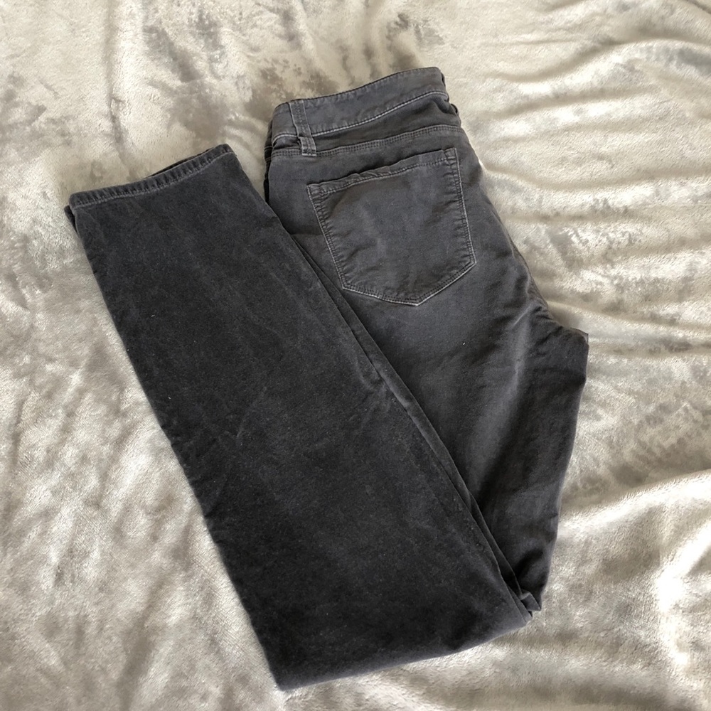 🛍 EUC Ann Taylor Velvety Gray Pants (10)